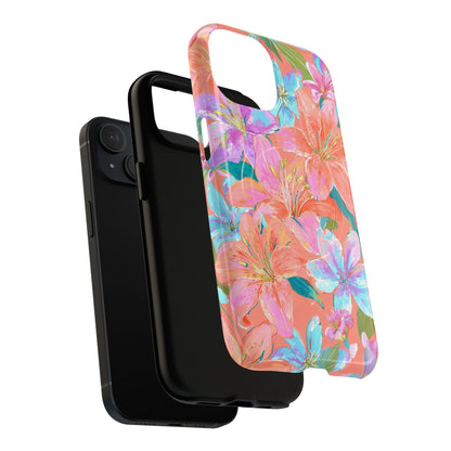 Coral Floral Burst - MagSafe