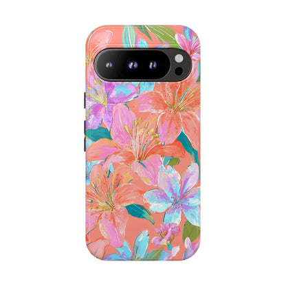 Coral Floral Burst