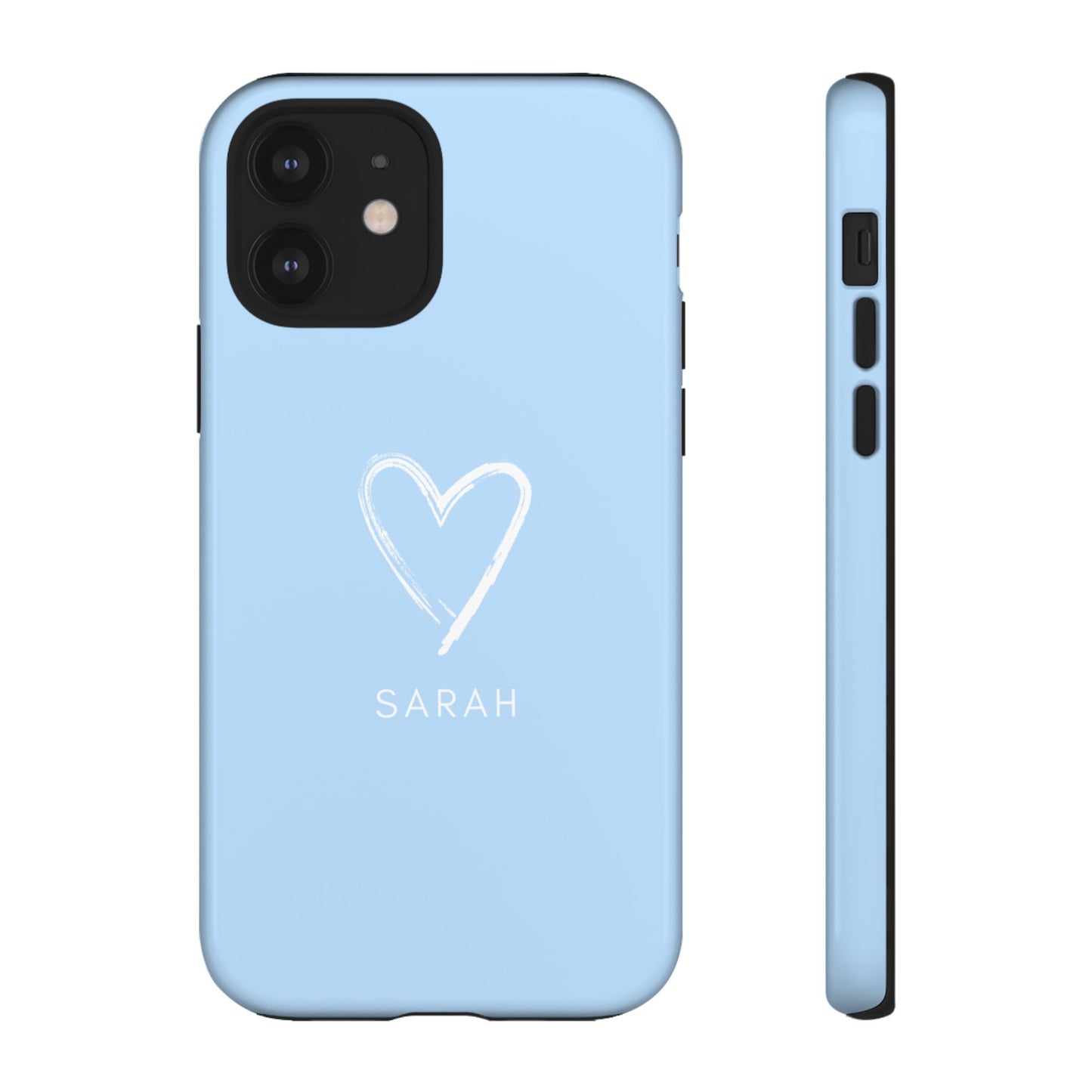 Blue Heart Personalised Phone Case