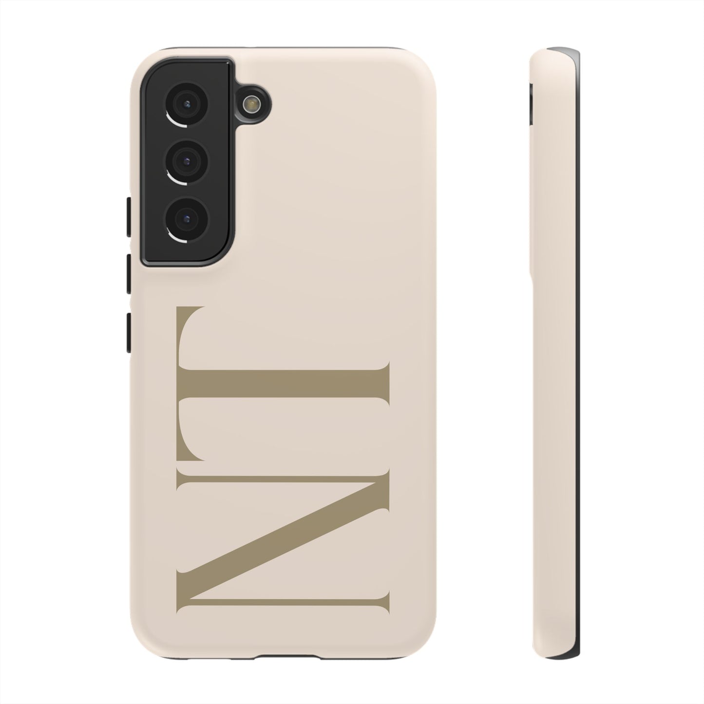 Sand Custom Initials Phone Case