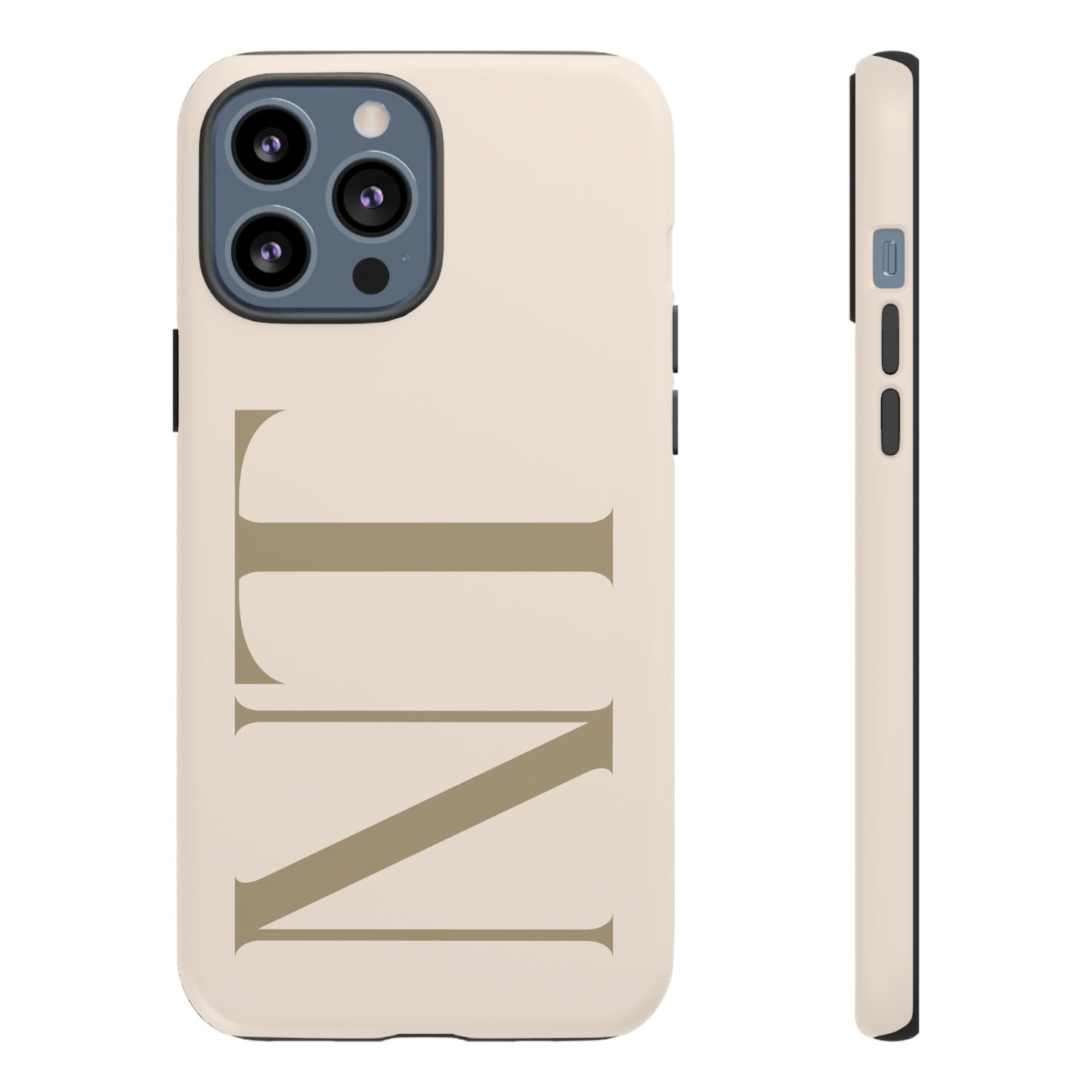 Sand Custom Initials Phone Case