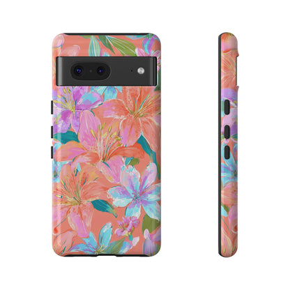Coral Floral Burst