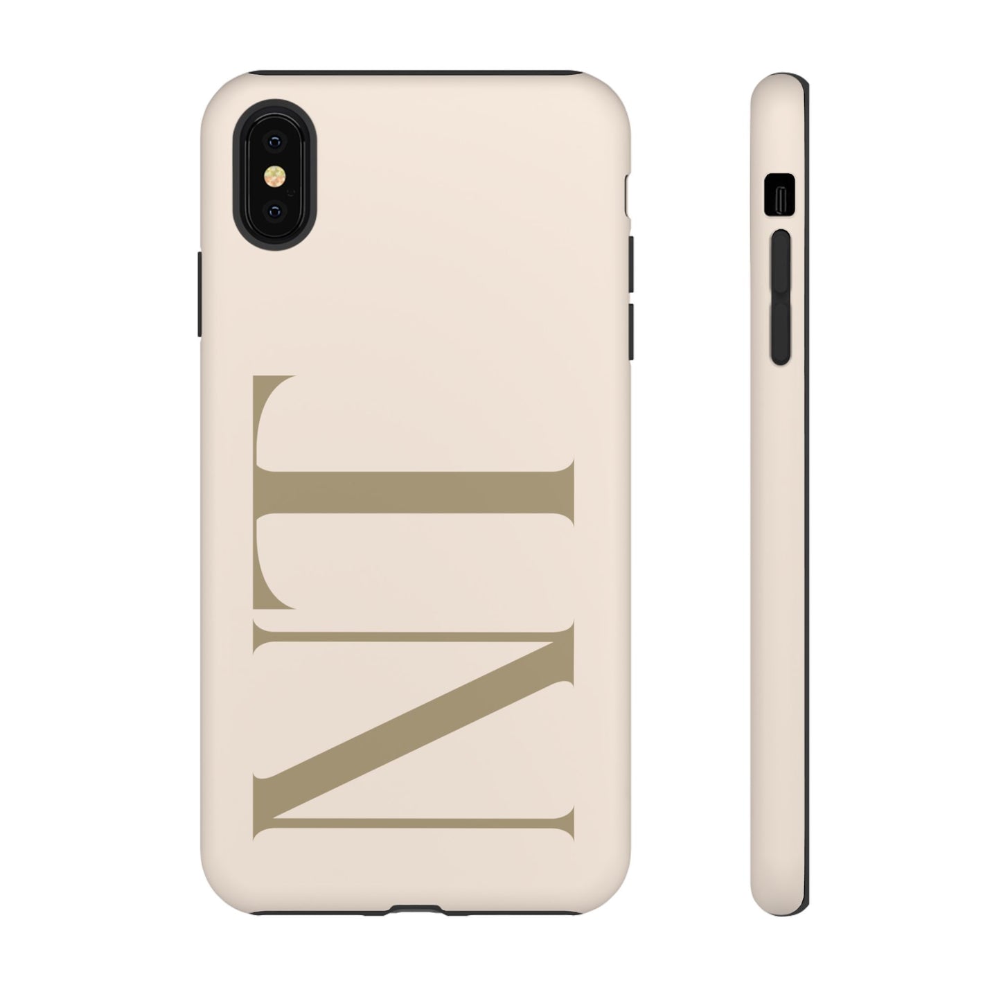 Sand Custom Initials Phone Case