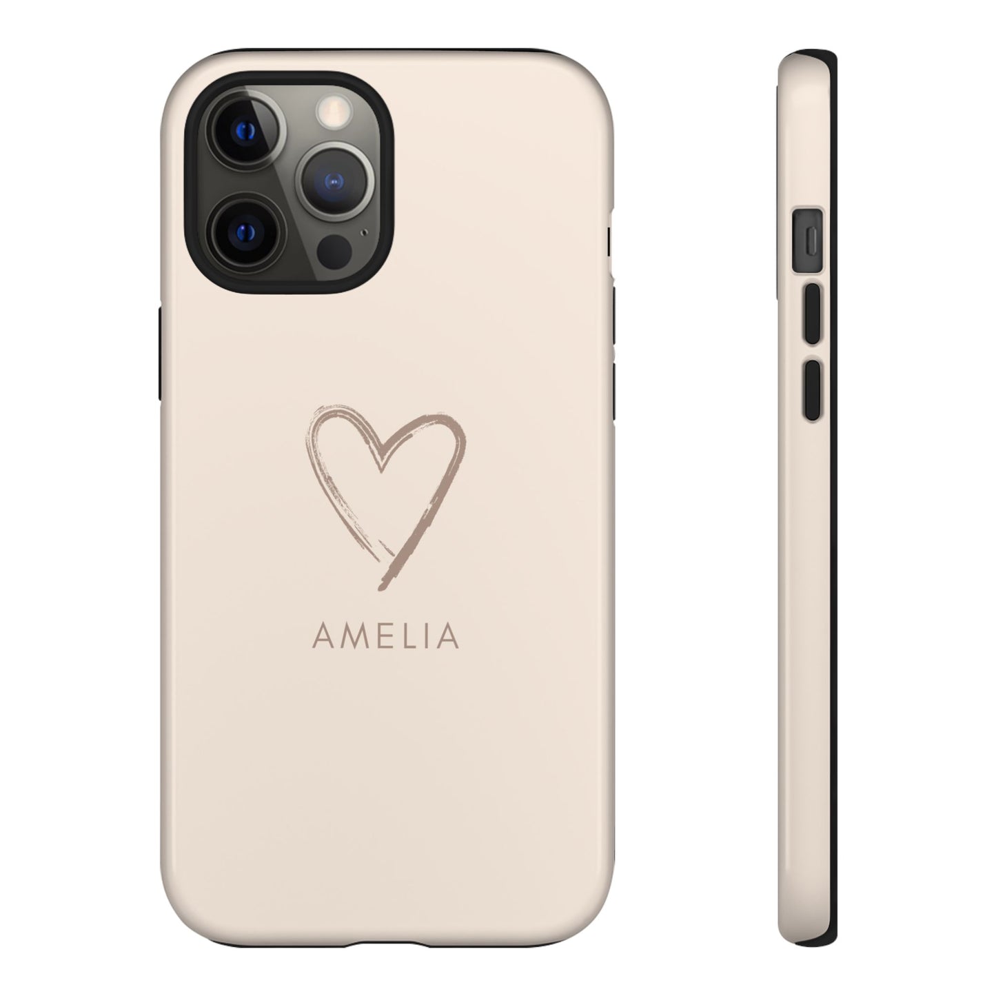 Coffee Heart Personalised Phone Case