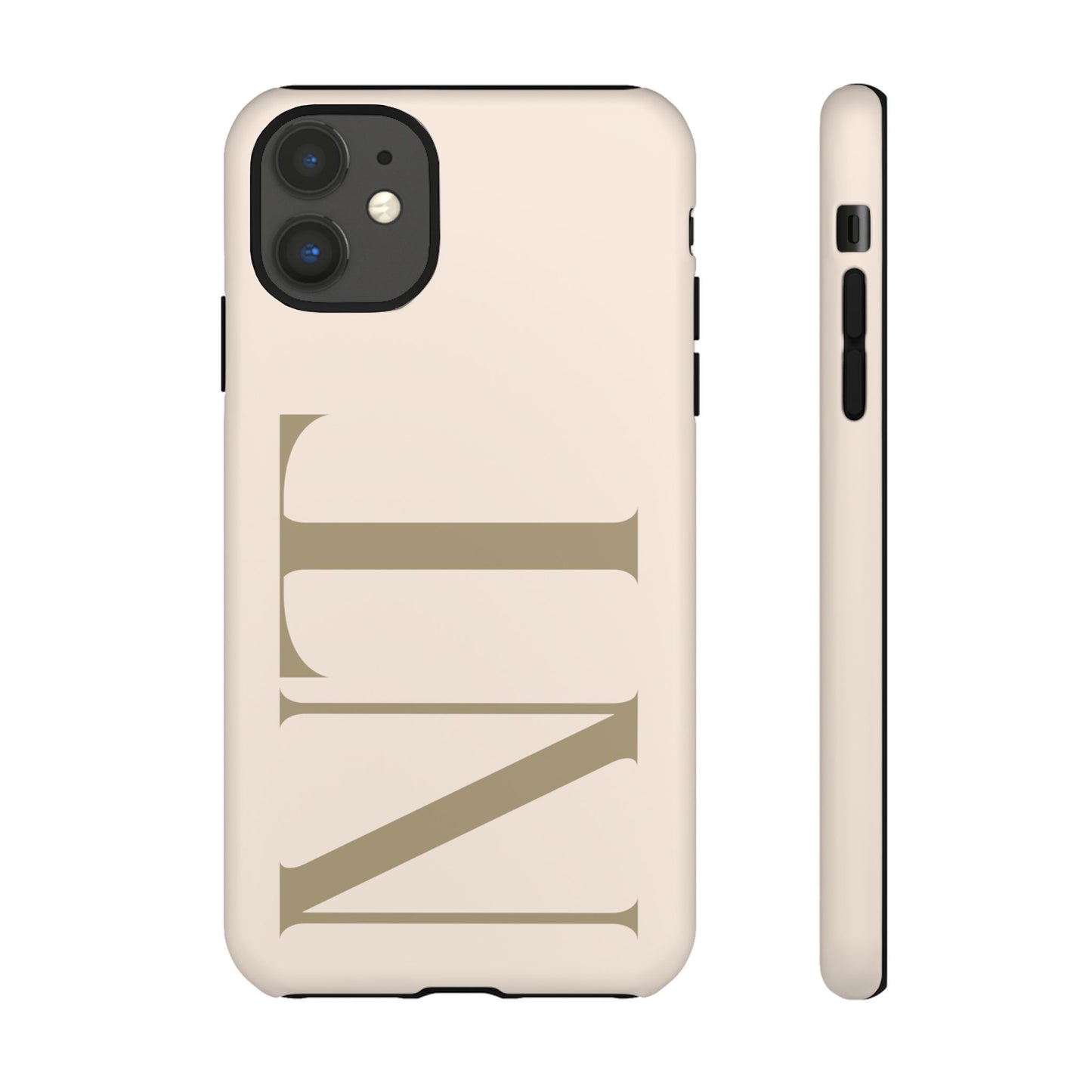 Sand Custom Initials Phone Case