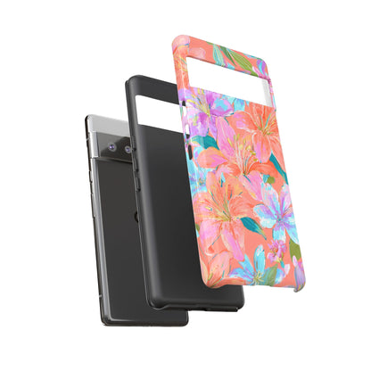 Coral Floral Burst
