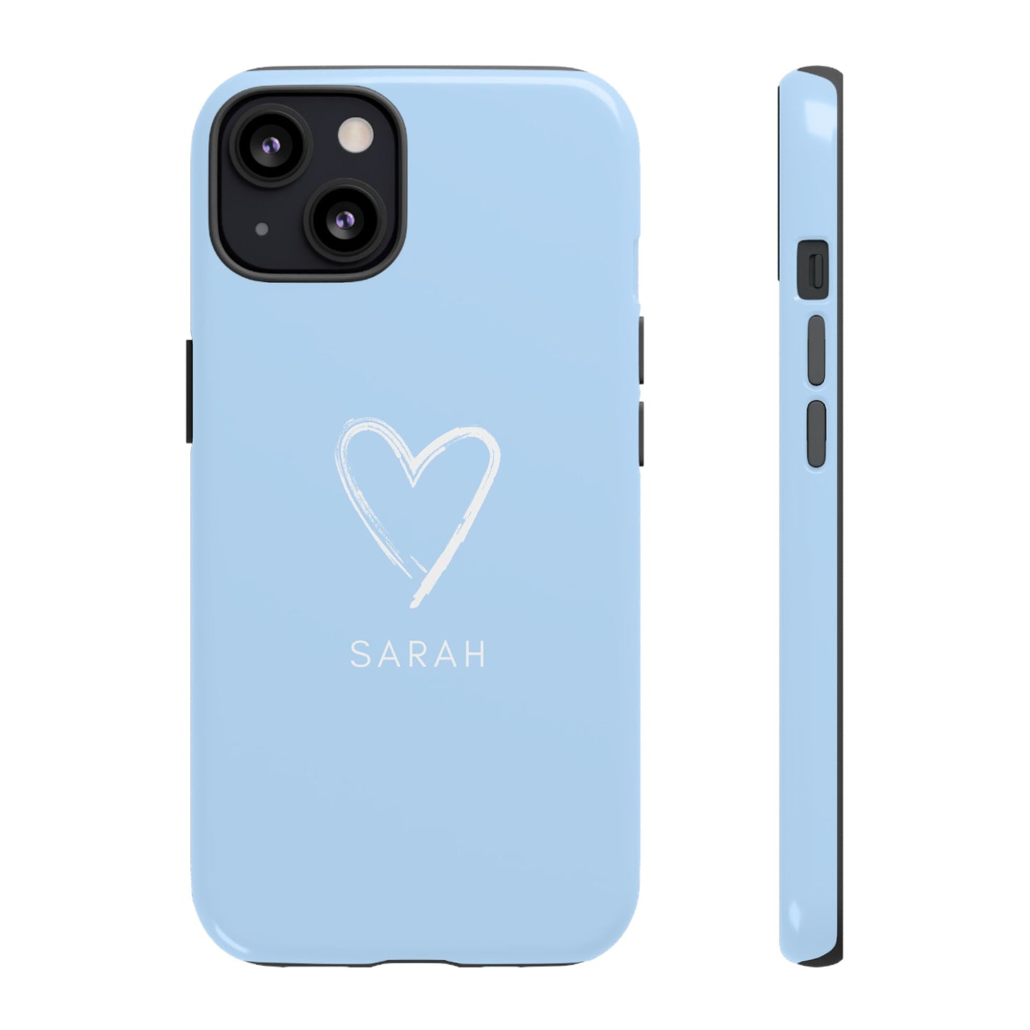 Blue Heart Personalised Phone Case