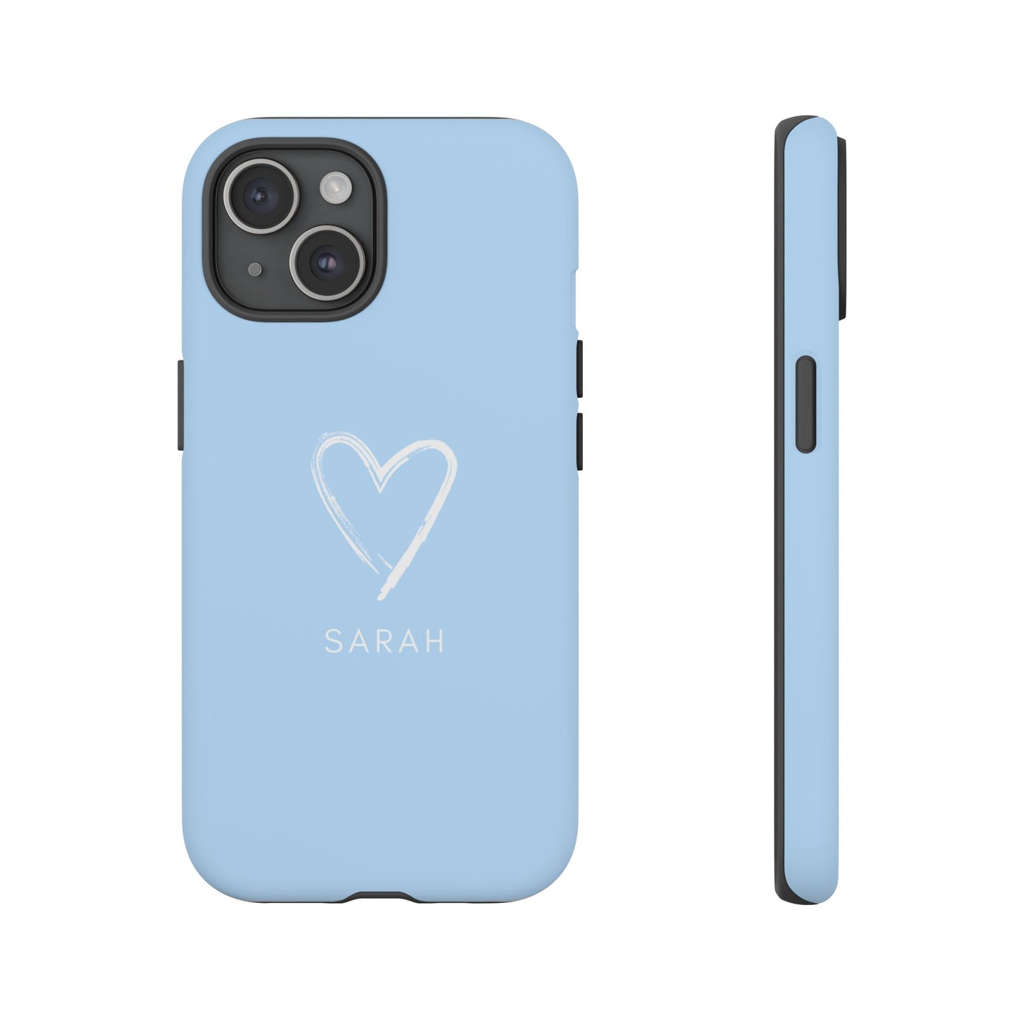 Blue Heart Personalised Phone Case