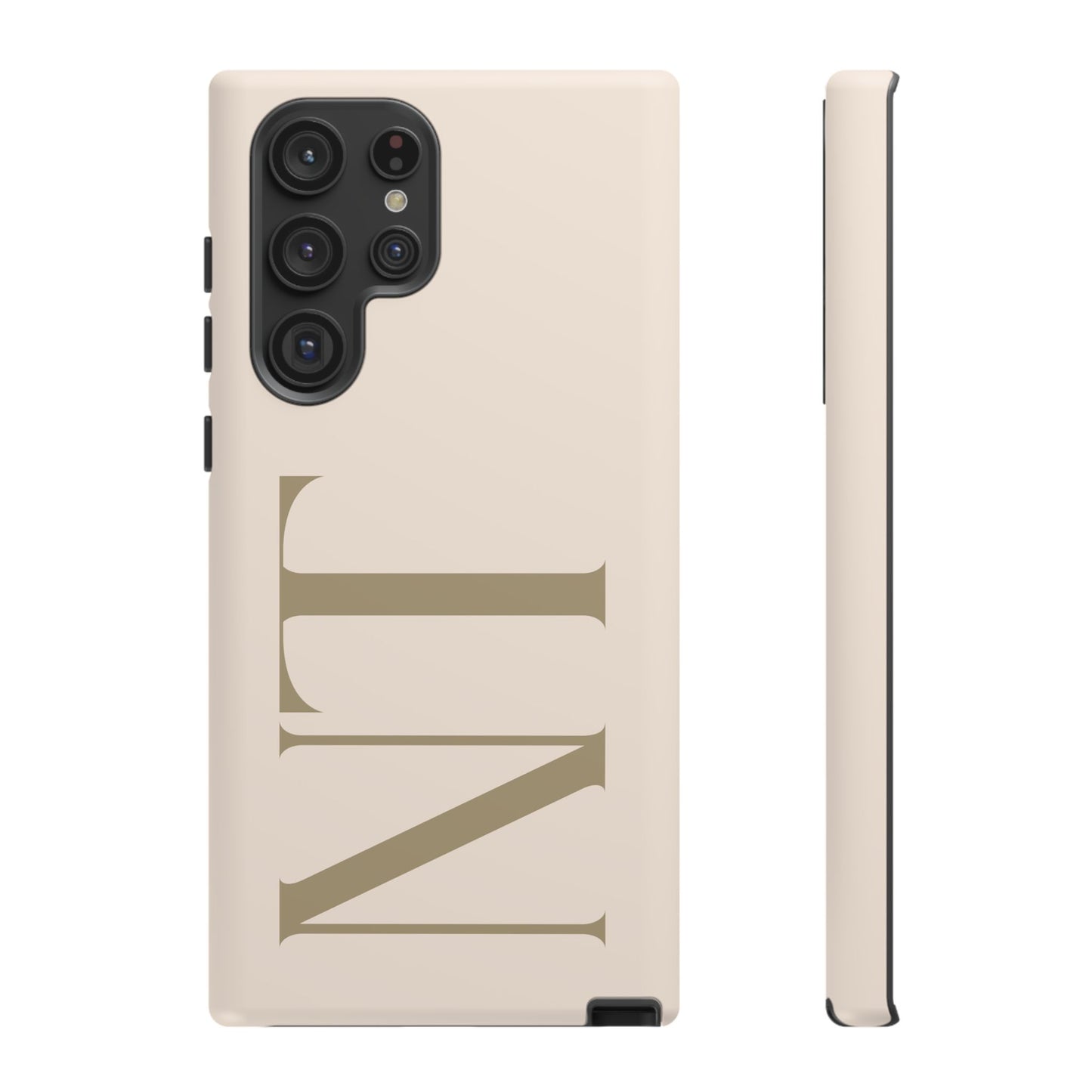 Sand Custom Initials Phone Case