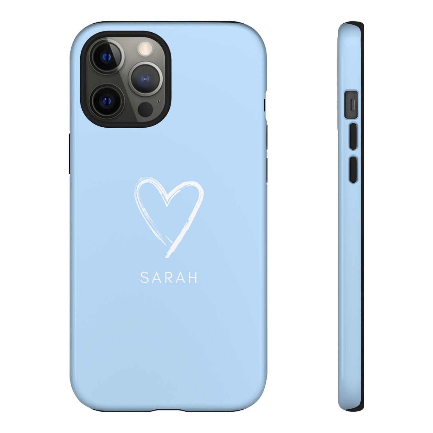 Blue Heart Personalised Phone Case