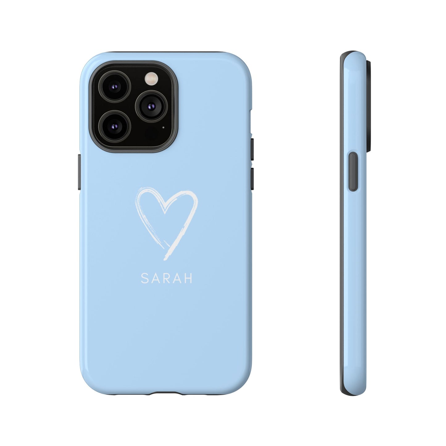 Blue Heart Personalised Phone Case