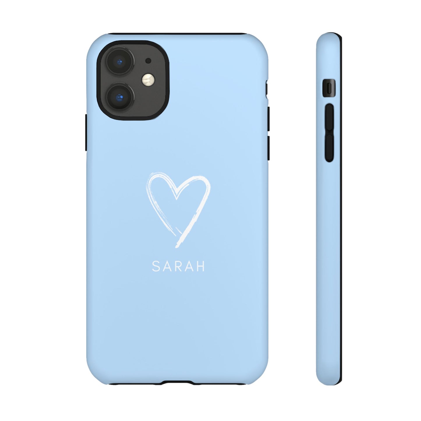 Blue Heart Personalised Phone Case