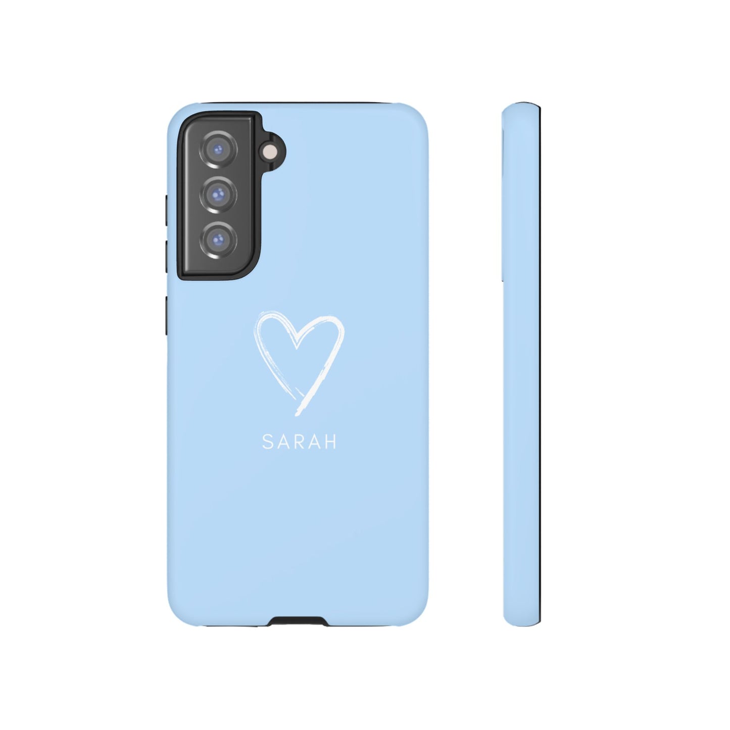 Blue Heart Personalised Phone Case