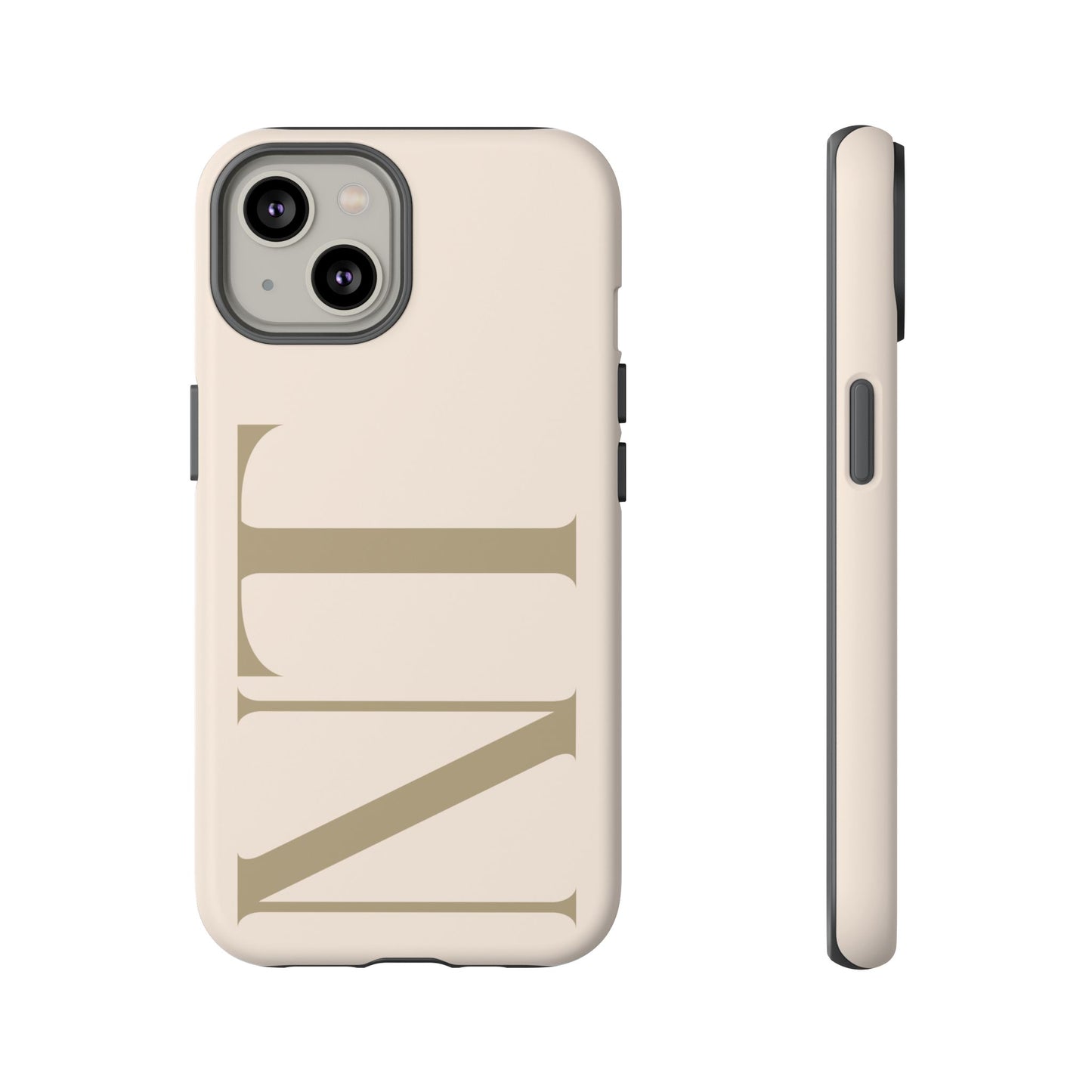 Sand Custom Initials Phone Case