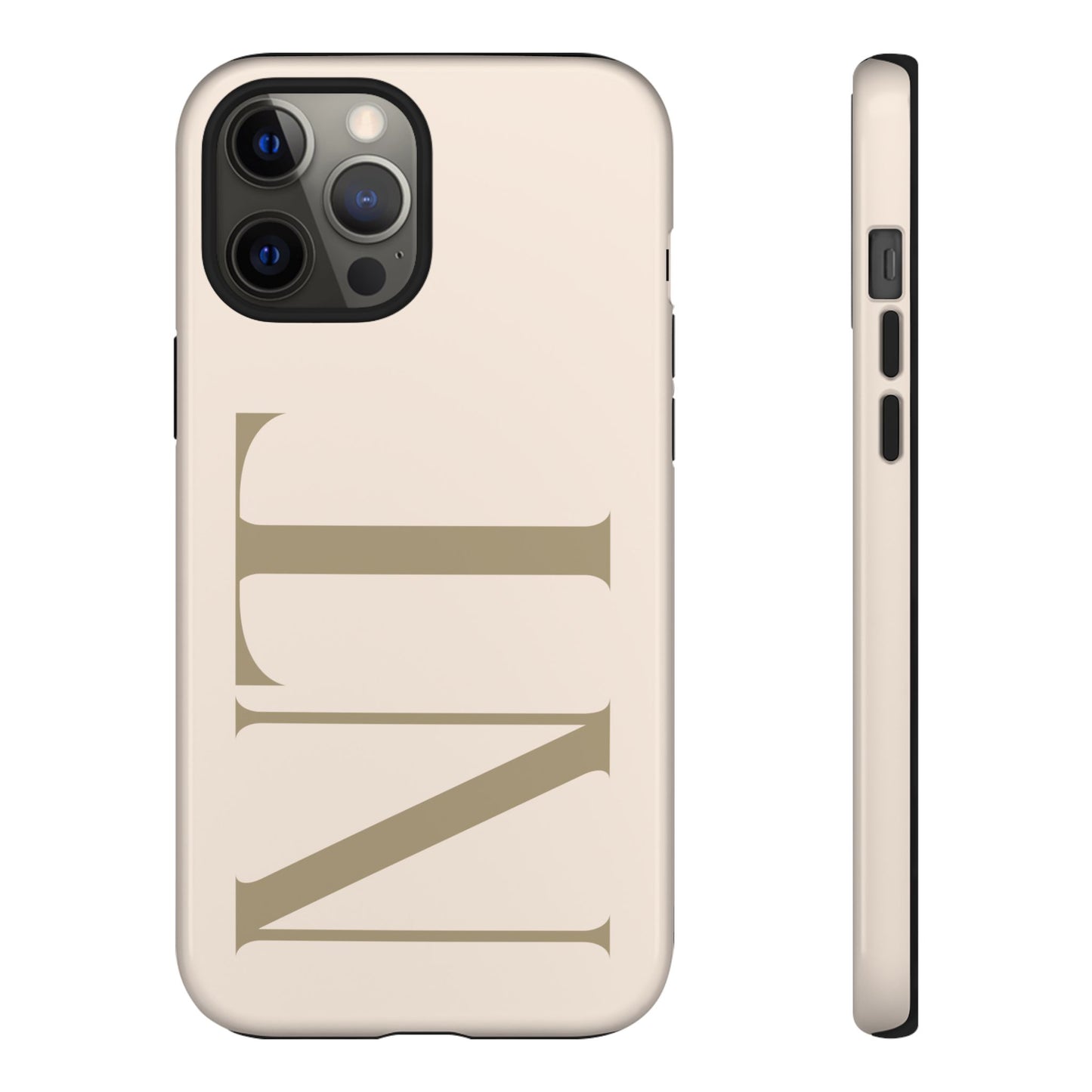 Sand Custom Initials Phone Case
