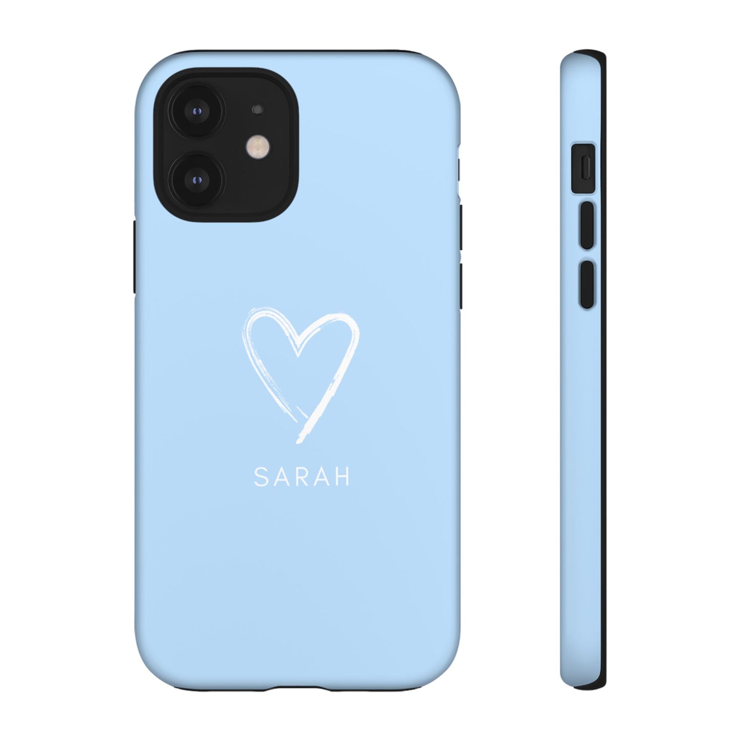 Blue Heart Personalised Phone Case