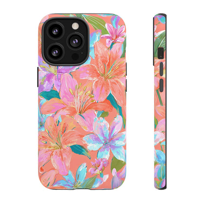 Coral Floral Burst