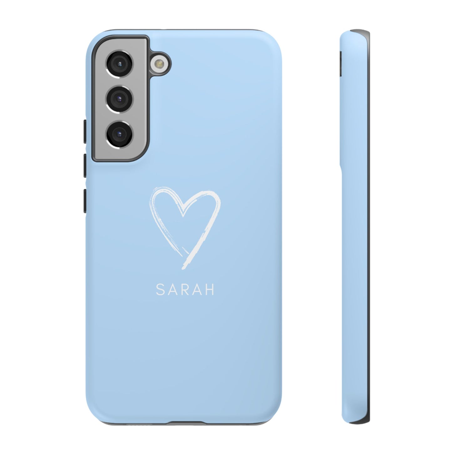 Blue Heart Personalised Phone Case
