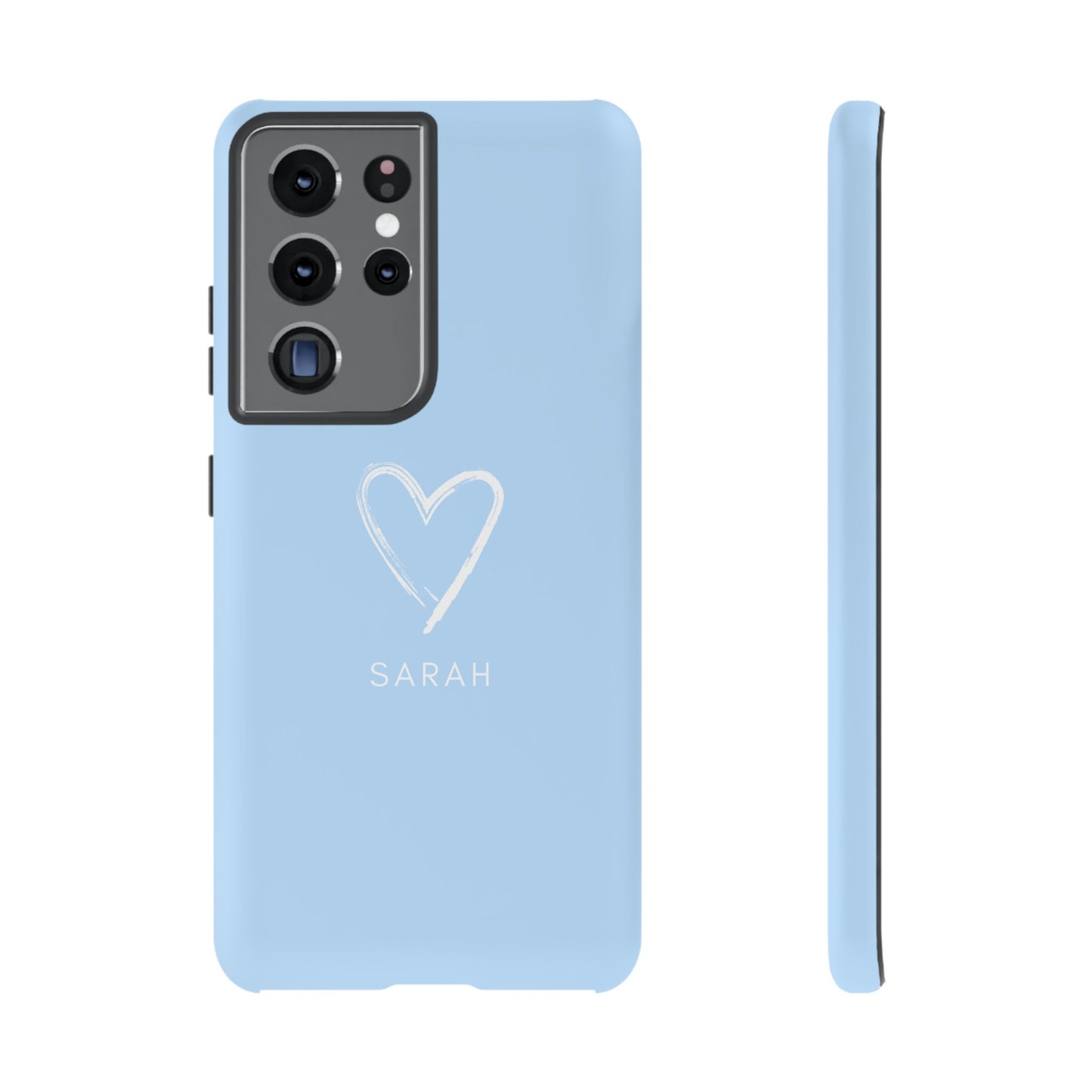 Blue Heart Personalised Phone Case