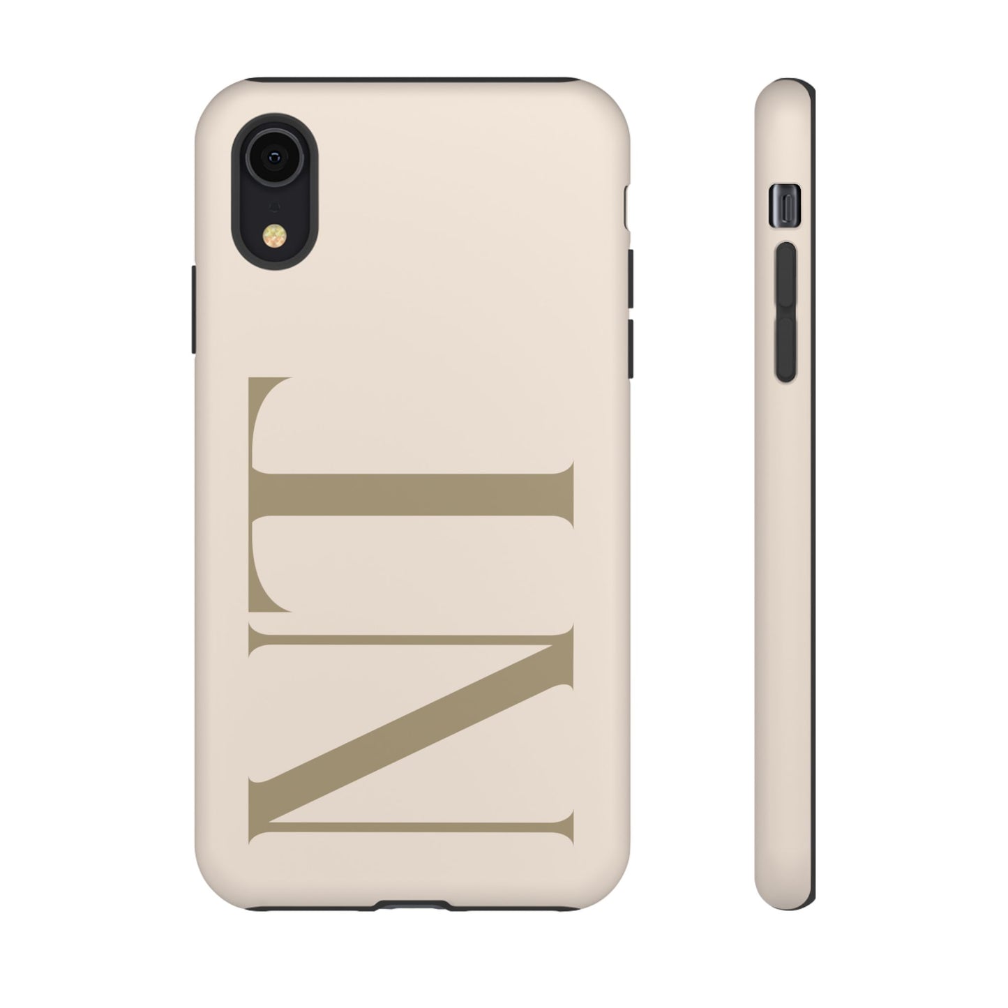 Sand Custom Initials Phone Case