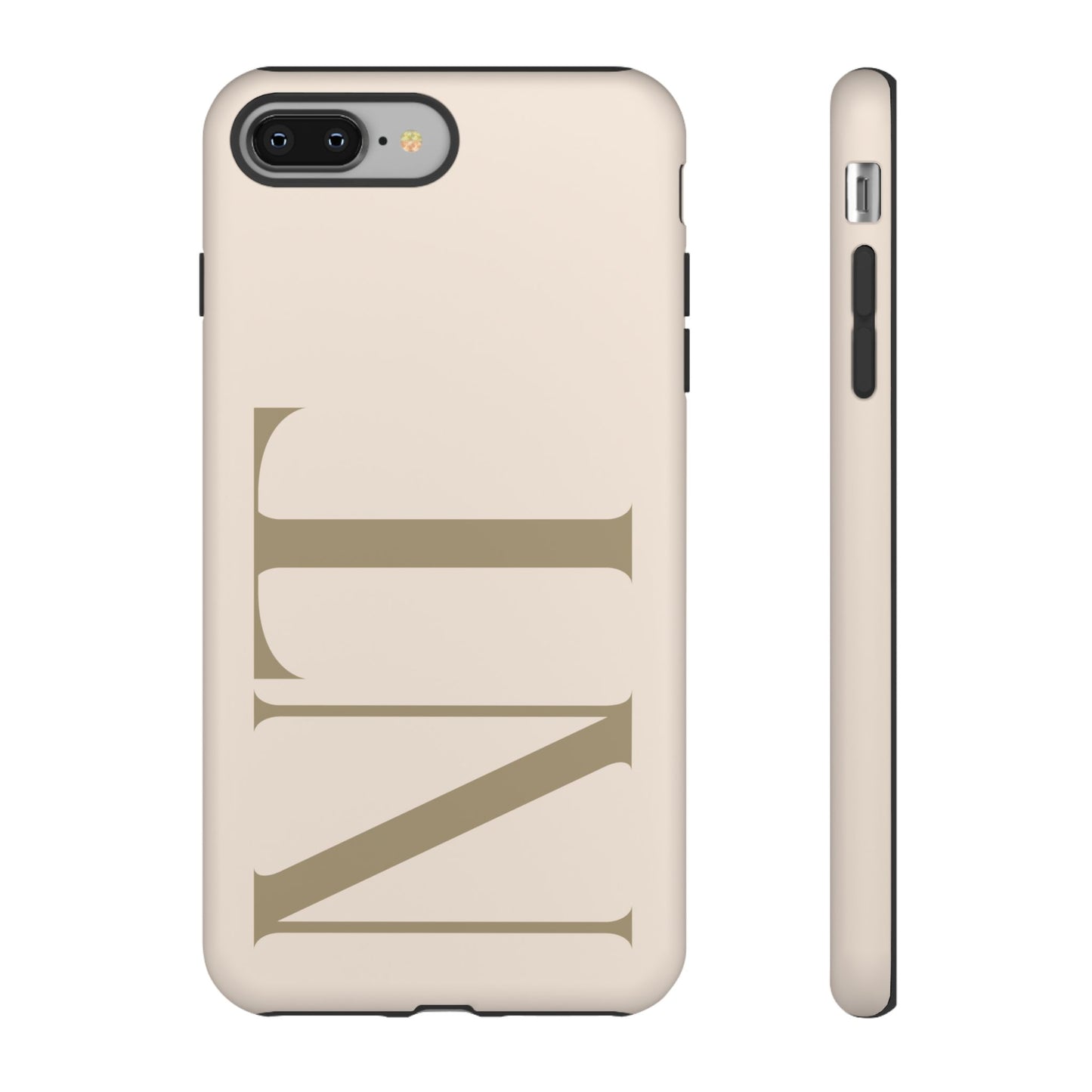Sand Custom Initials Phone Case