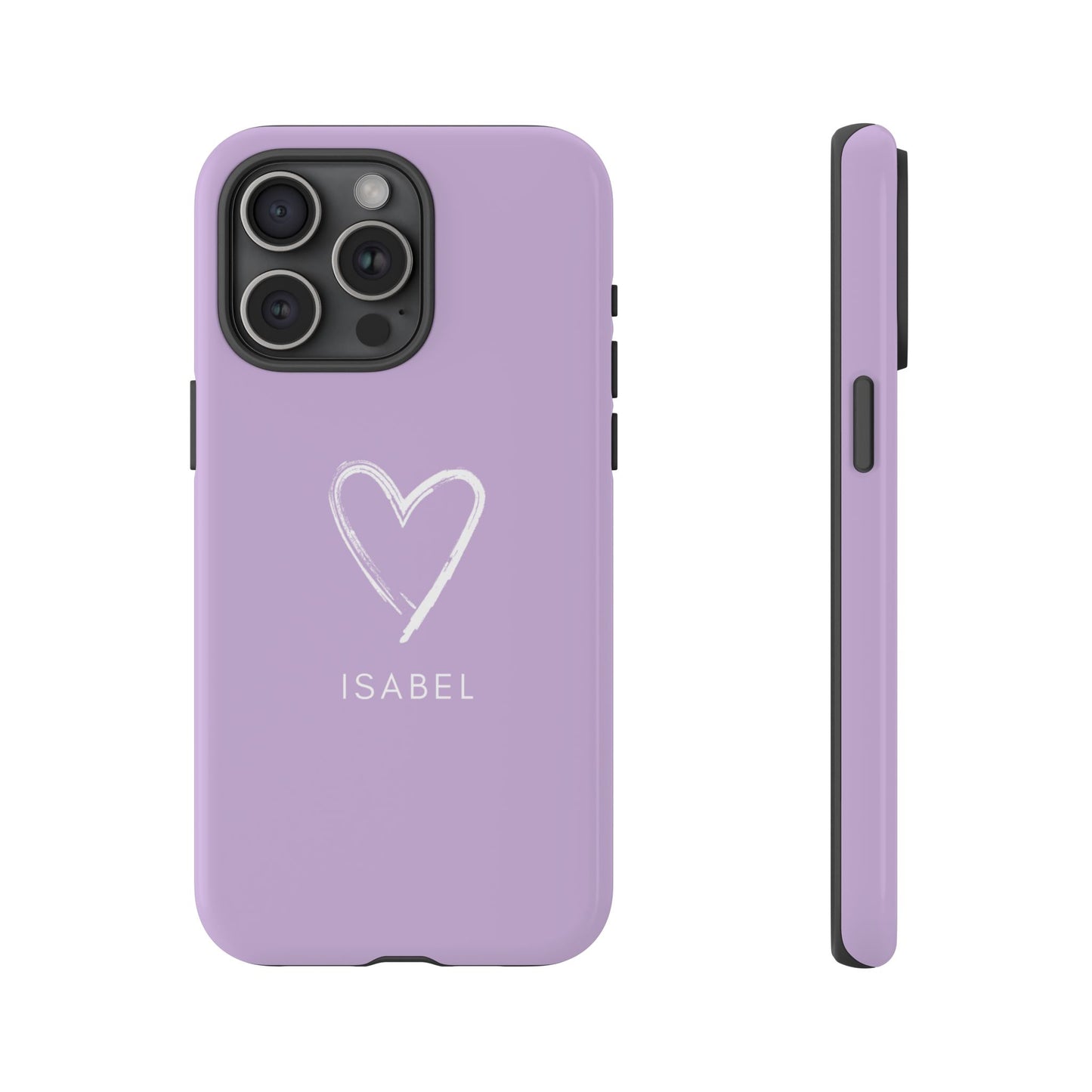 Purple Heart Personalised Phone Case
