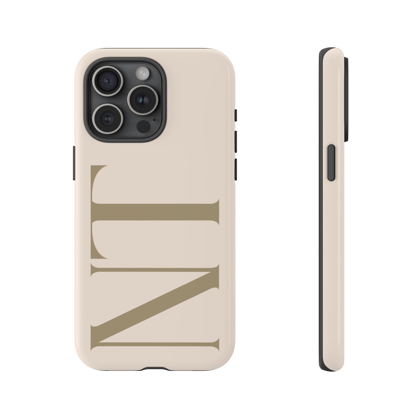 Sand Custom Initials Phone Case
