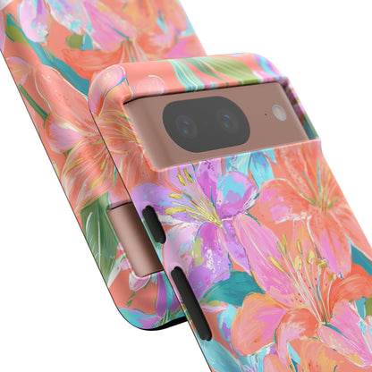 Coral Floral Burst
