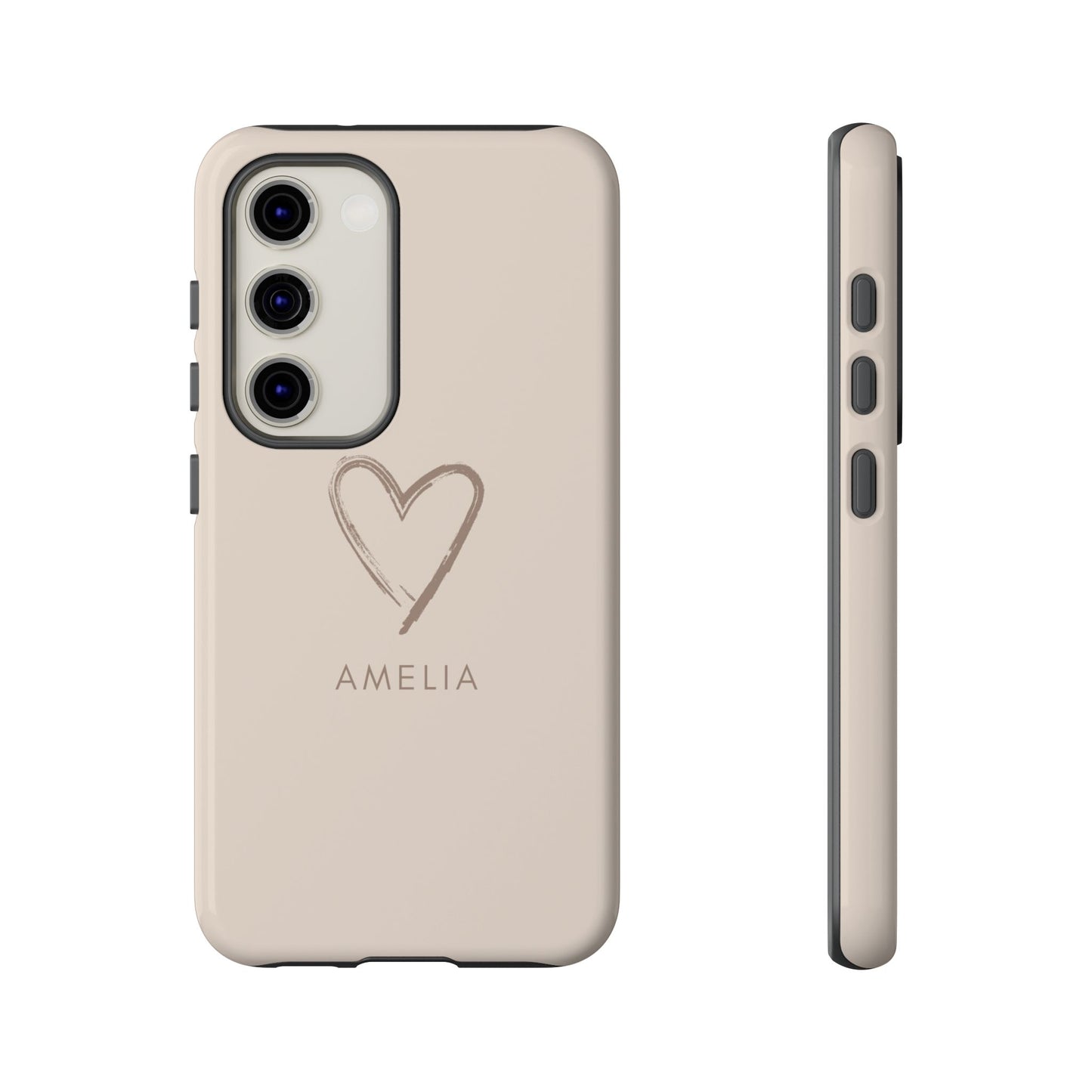 Coffee Heart Personalised Phone Case