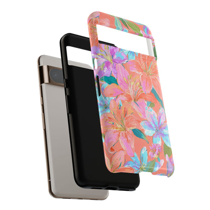 Coral Floral Burst
