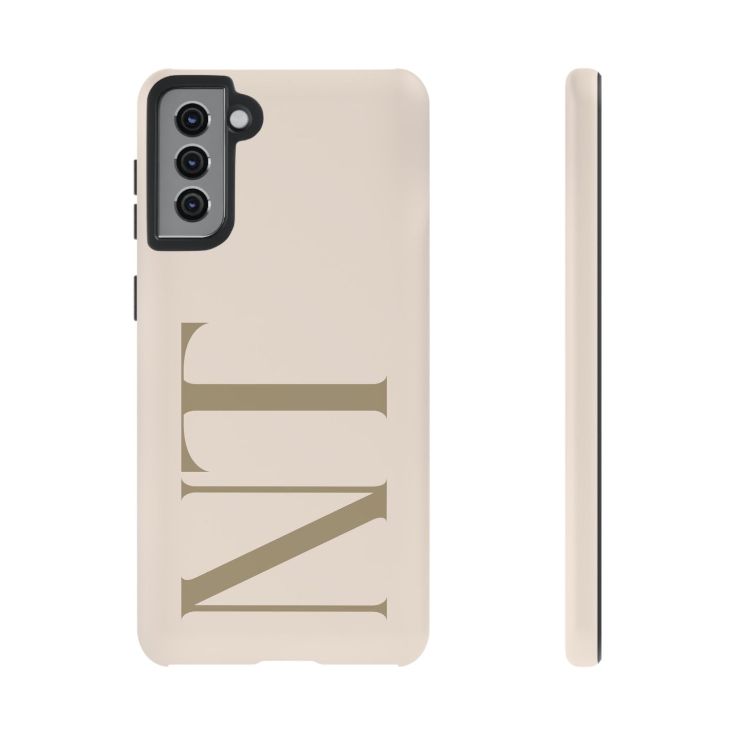 Sand Custom Initials Phone Case