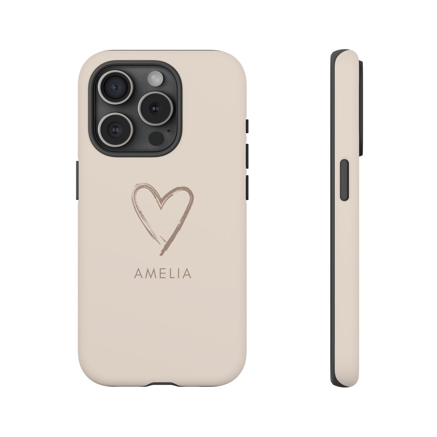 Coffee Heart Personalised Phone Case