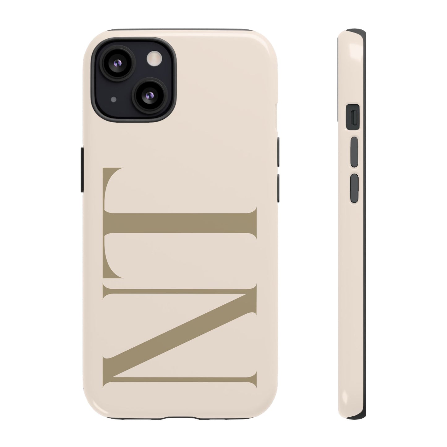 Sand Custom Initials Phone Case