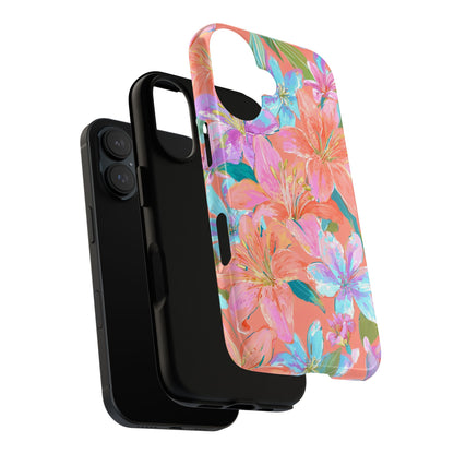 Coral Floral Burst