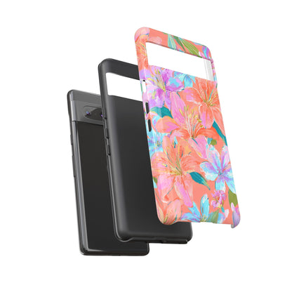 Coral Floral Burst