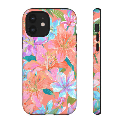 Coral Floral Burst