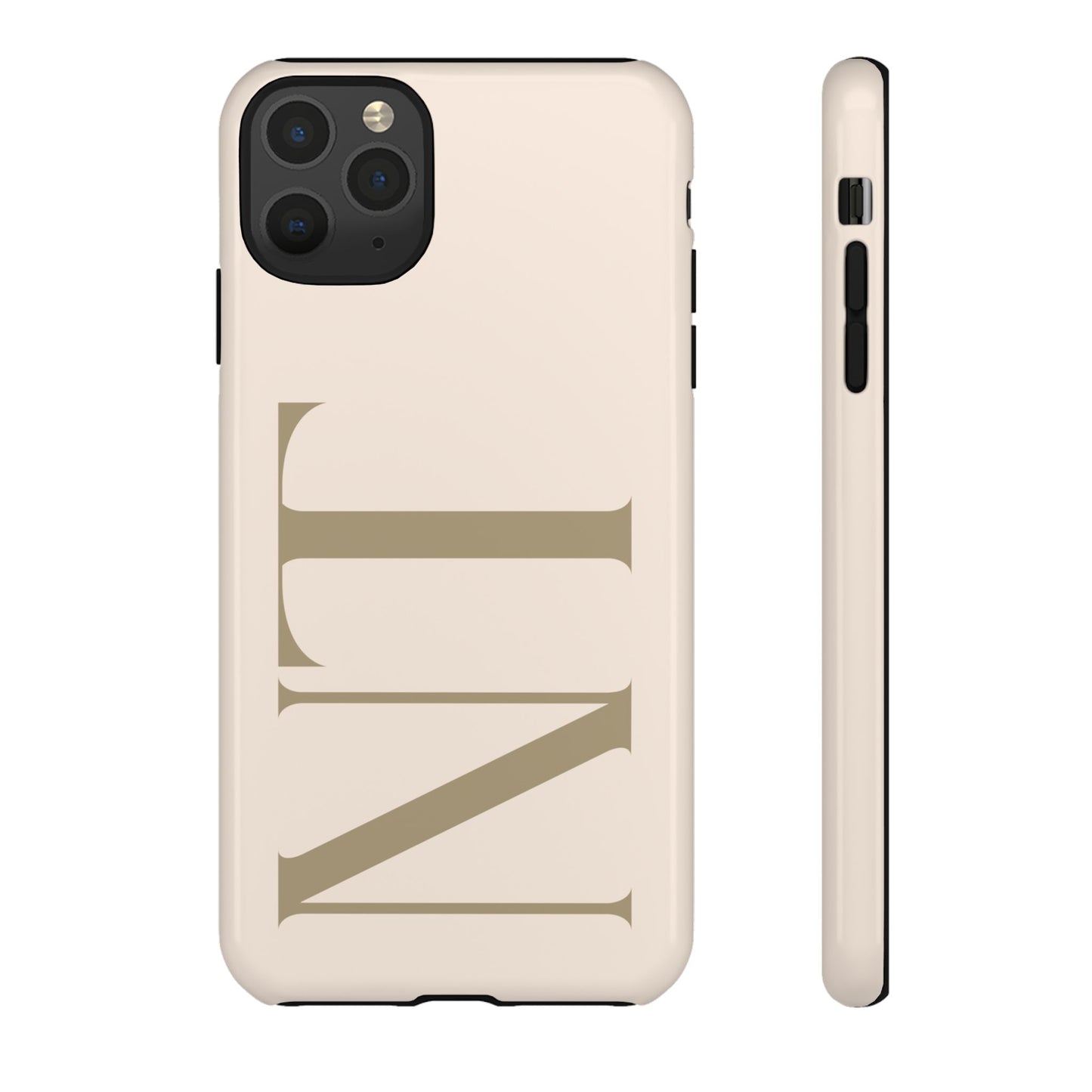 Sand Custom Initials Phone Case