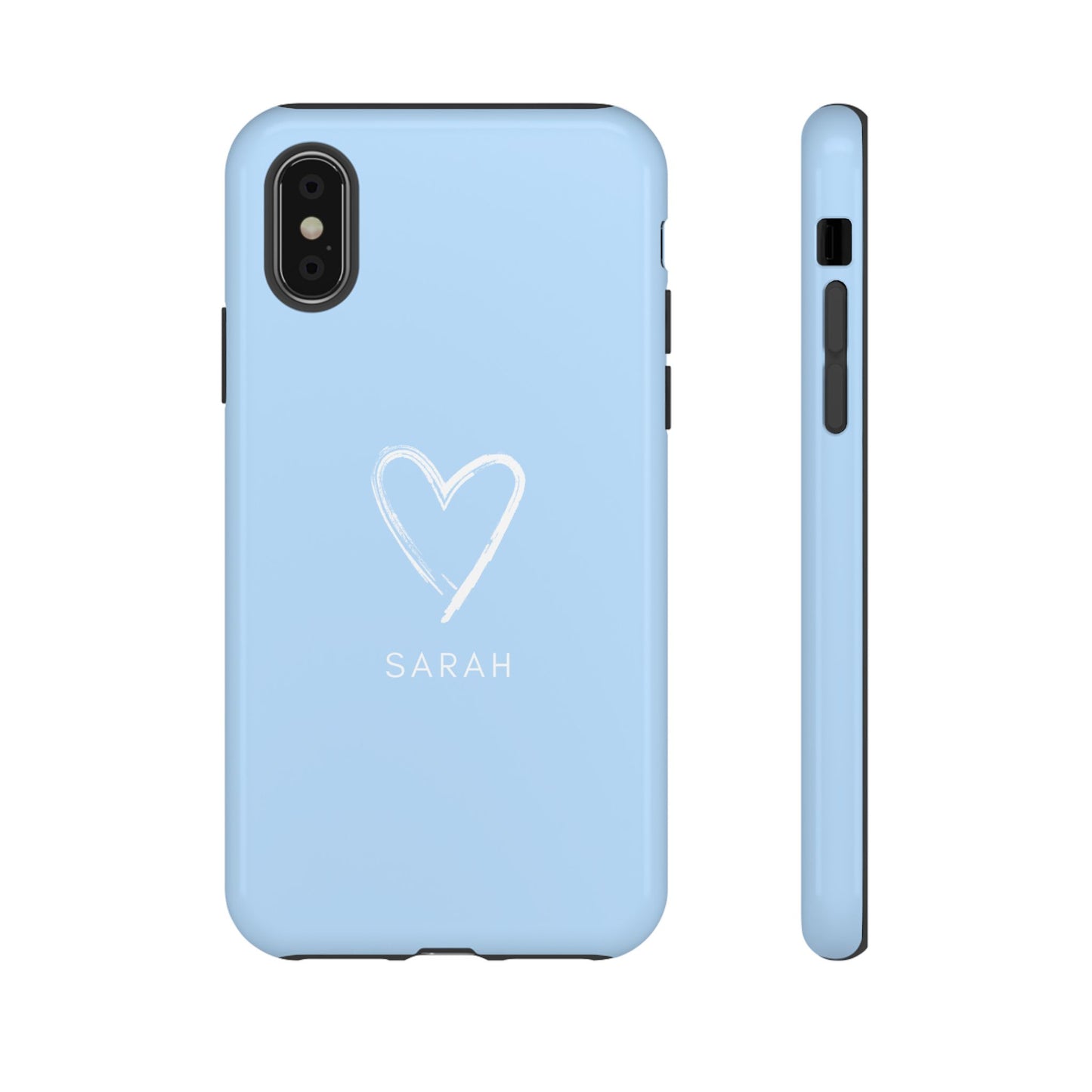 Blue Heart Personalised Phone Case