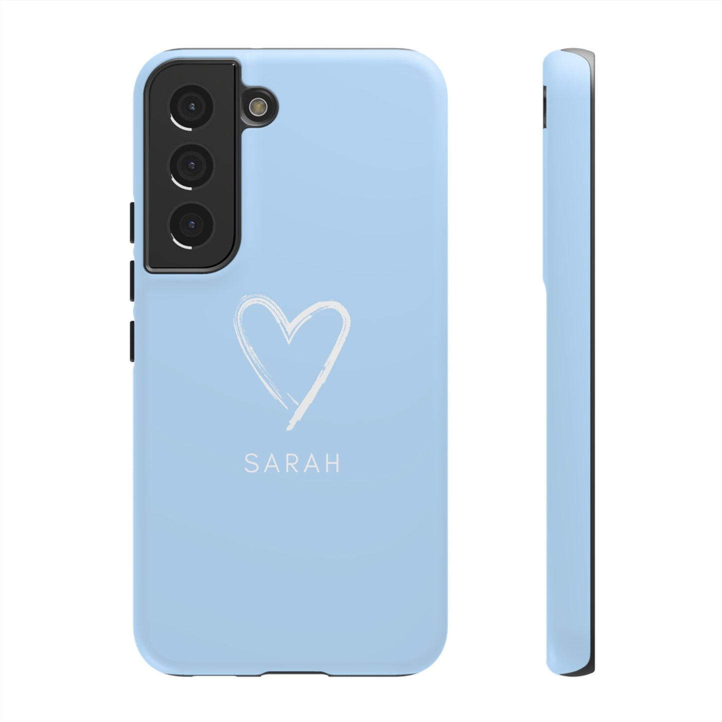 Blue Heart Personalised Phone Case