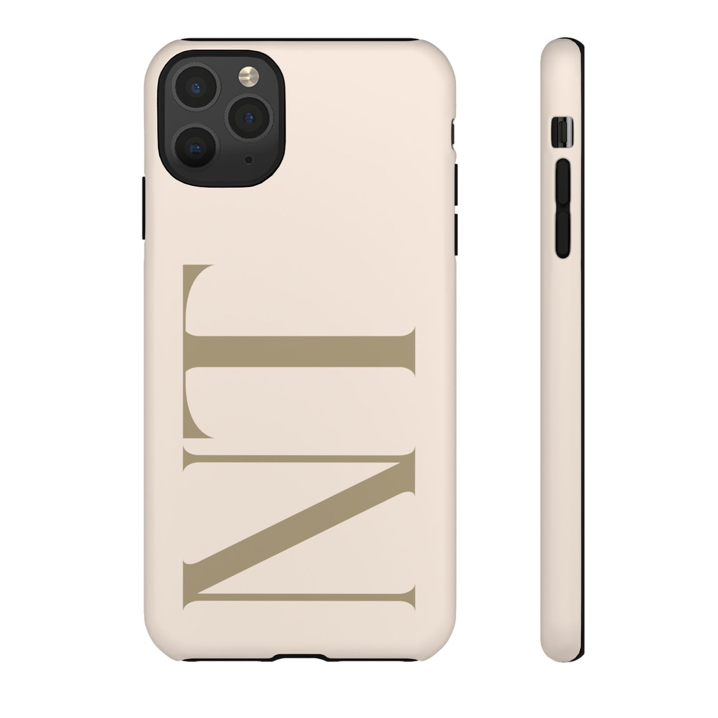 Sand Custom Initials Phone Case