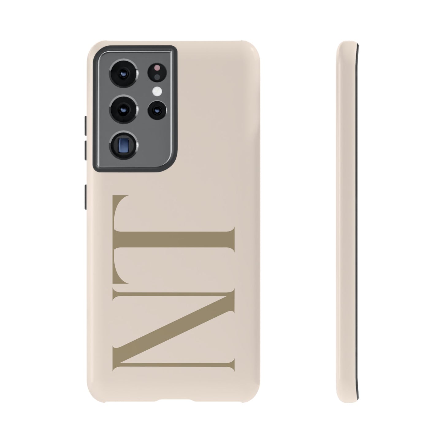 Sand Custom Initials Phone Case