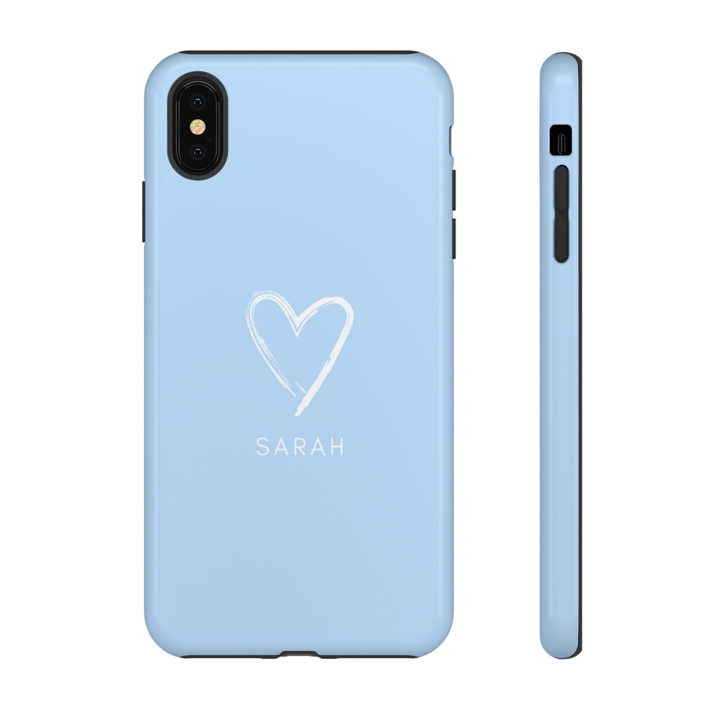 Blue Heart Personalised Phone Case