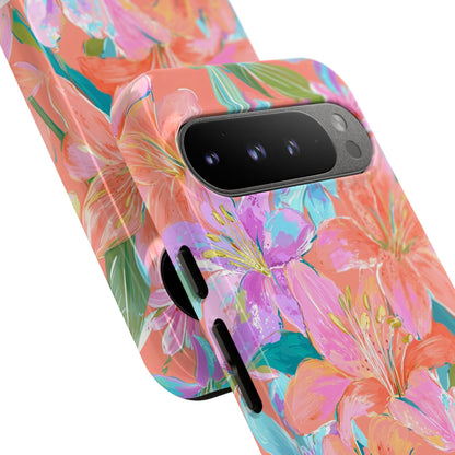 Coral Floral Burst