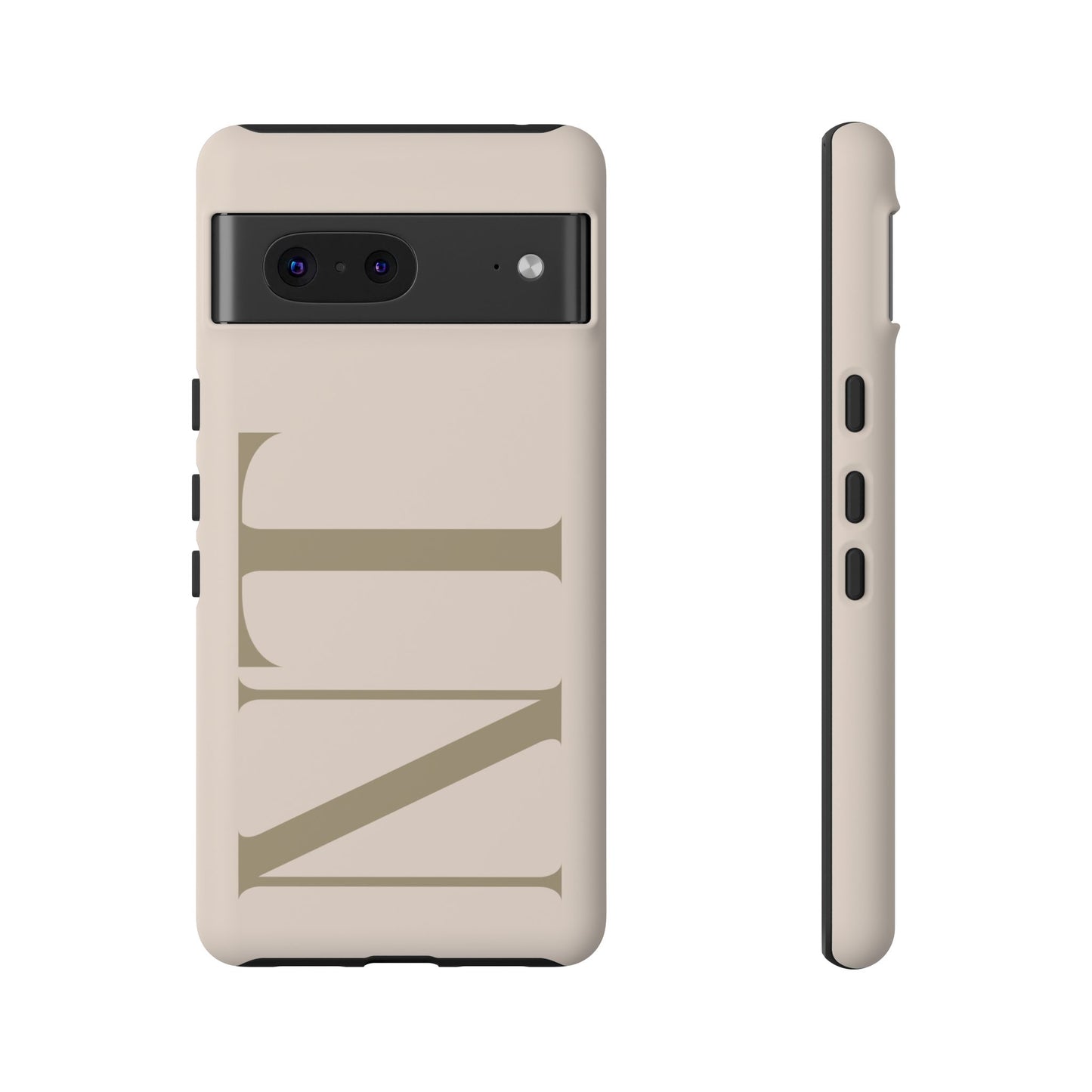 Sand Custom Initials Phone Case