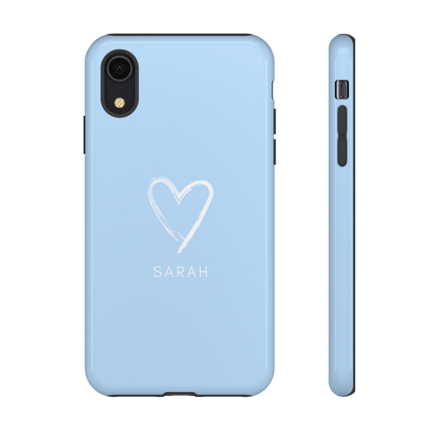 Blue Heart Personalised Phone Case