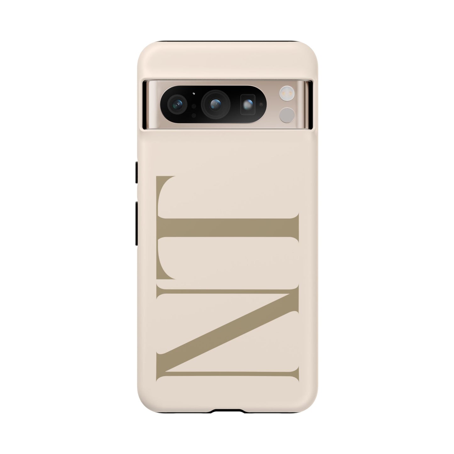 Sand Custom Initials Phone Case