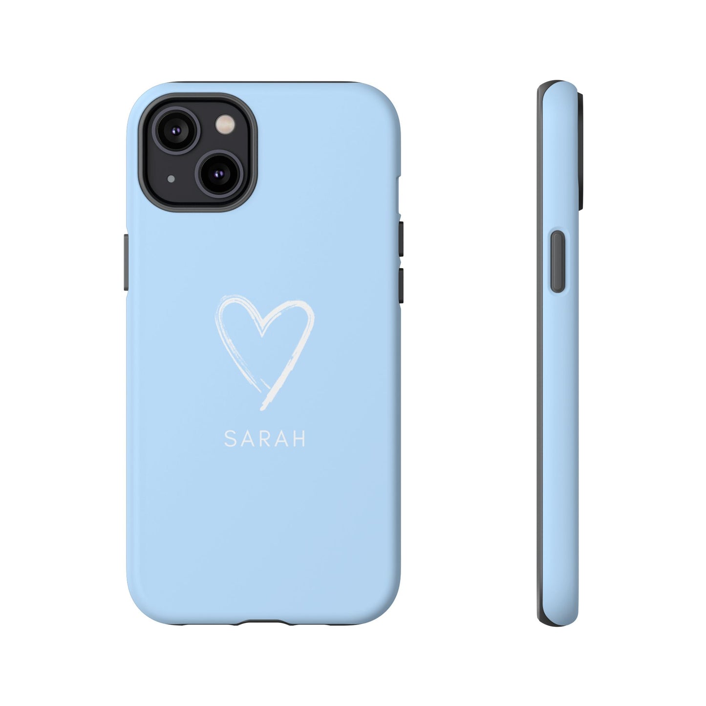 Blue Heart Personalised Phone Case
