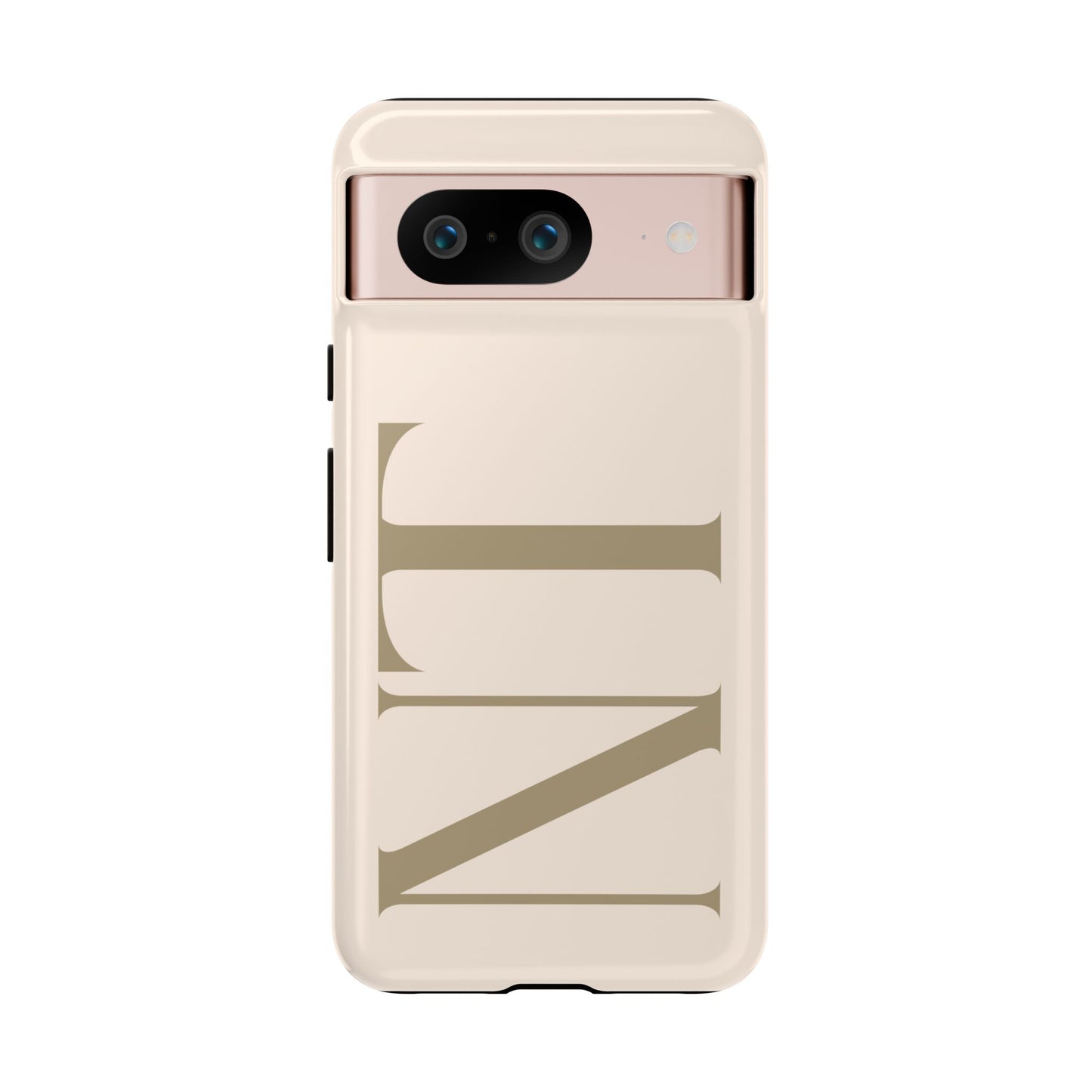 Sand Custom Initials Phone Case