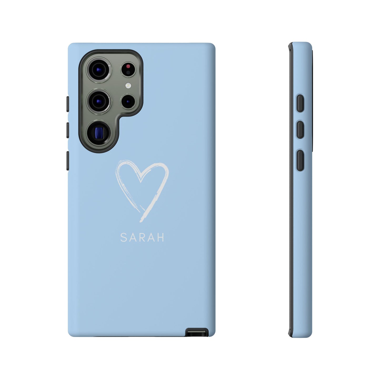 Blue Heart Personalised Phone Case