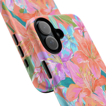 Coral Floral Burst